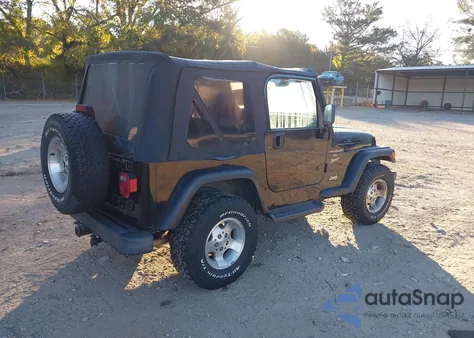 1999 Jeep Wrangler Sport из США, поврежденный, VIN 1J4FY19S2XP496721